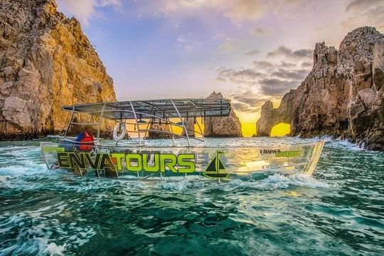 Tours in Cabo, Paseo al Arco and Fin de la Tierra in the only Clear Boat