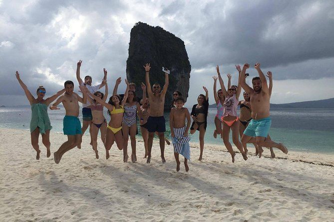 Railay and 4-Island Sunset Speedboat Cruise with Night Snorkel