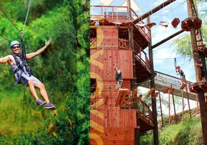 6 Zipline & Adventure Tower EPIC COMBO