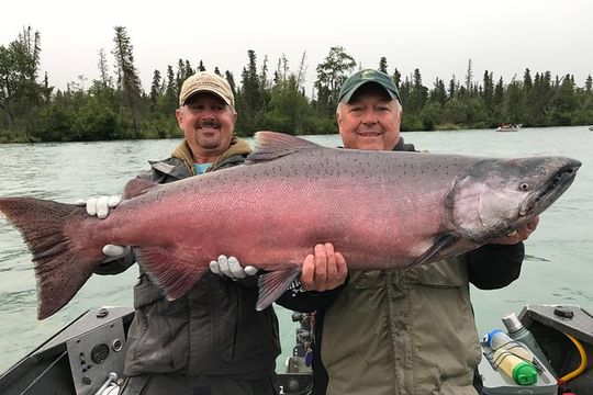 Full day Alaska Salmon Fishing on the Kenai Peninsula