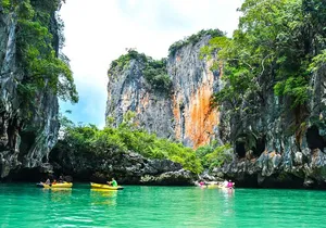 Phang Nga Bay Sea Cave Canoeing & James Bond Island by Big Boat