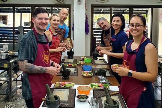 Phuket Thai Cooking Class with Market Tour Option