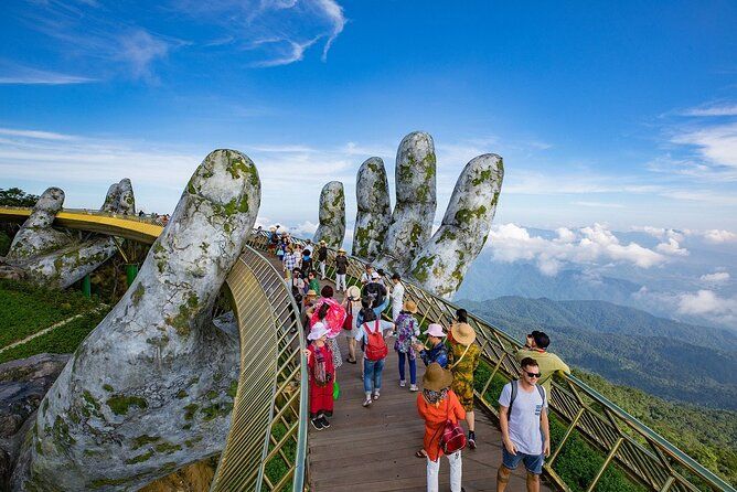 Golden Bridge -Ba Na Hills including buffet lunch,Cable car 2 way From Da Nang