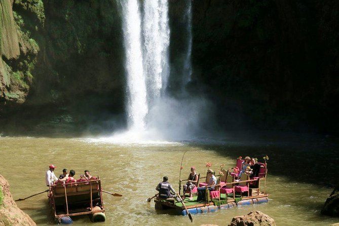 Marrakech: Ouzoud Waterfalls Guided Day Trip with Boat Ride