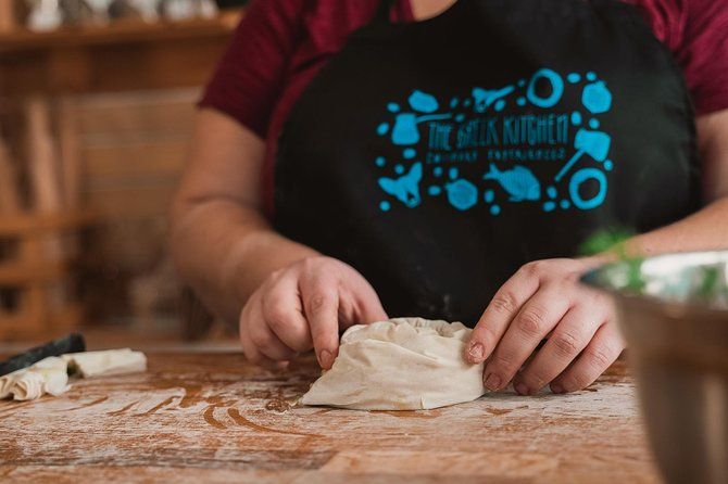 Athens: Classic Cooking Class with Market Visit and Wine