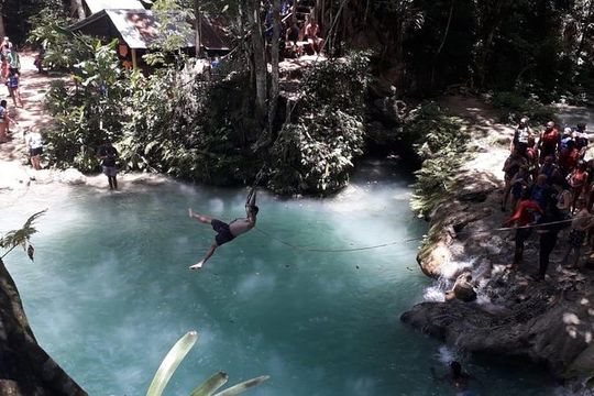 Ocho Rios Blue Hole and Dunn's River Falls Tour