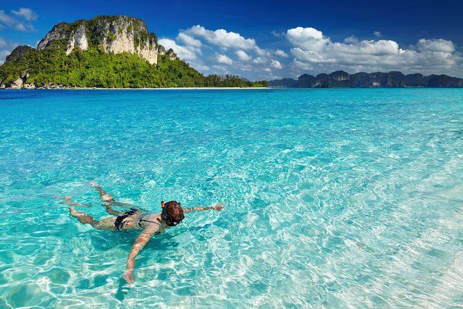 4 Island Tour by Traditional Big Longtail Boat from Krabi
