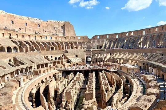 Colosseum with Arena, Roman Forum and Palatine Hill Guided Tour