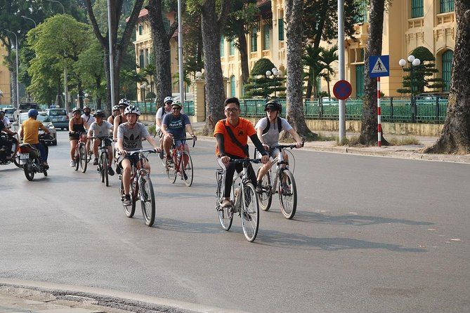Half-Day Bicycle Tour Combine City & Countryside + Train Street