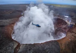 Maui to Big Island : Big Island Volcano Helicopter Tour & Ground Tour