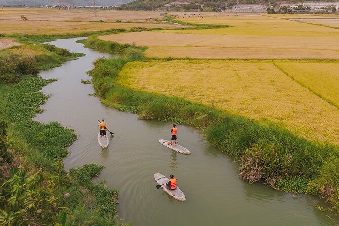 Stand Up Paddle Boarding and Sunset Watching on Cai River