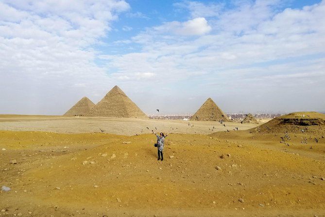 Pyramids of Giza, the Sphinx, the Egyptian Museum.