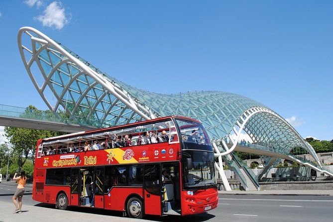 City tour Tbilisi on red bus