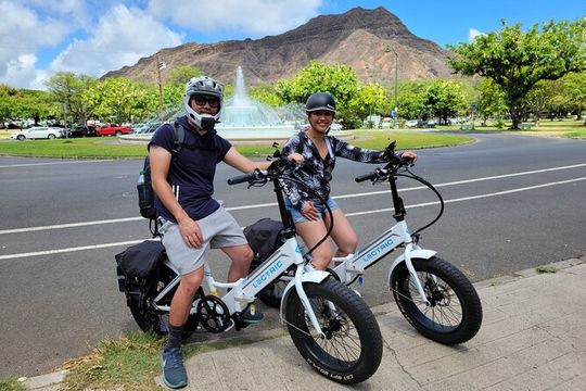 Electric Bike Ride & Diamond Head Hike Tour
