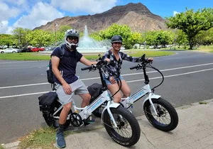 Electric Bike Ride & Diamond Head Hike Tour