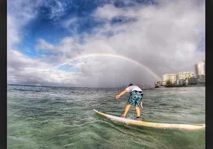 Surf Lessons in Hawaii Paddle Assisted