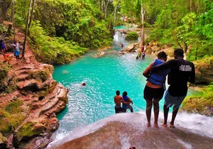Cool Blue Hole from Ocho Rios
