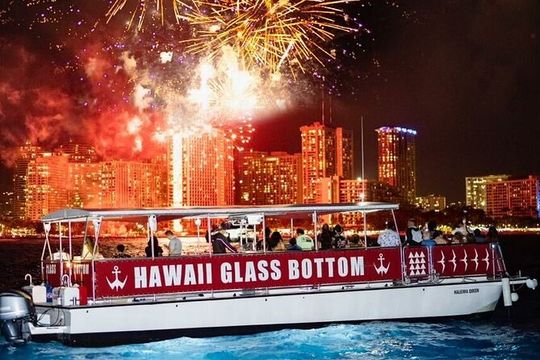 Waikiki Glass Bottom Boat Fireworks Tour