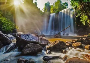 Phnom Kulen Waterfall National Park from Siem Reap