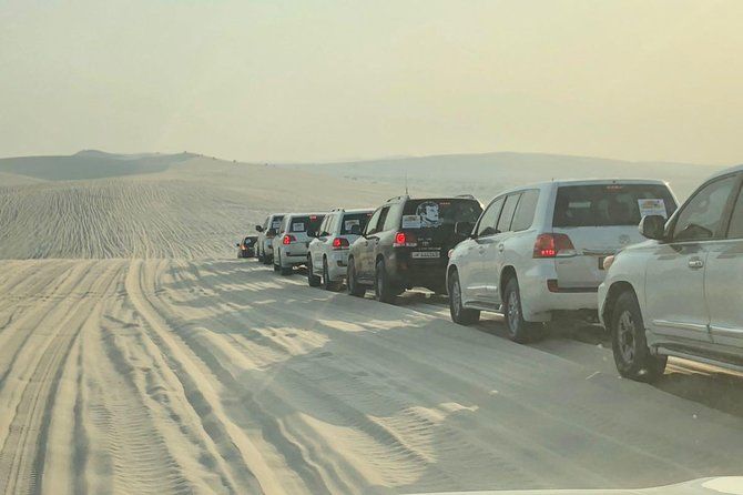 4 Hour Desert Safari, Camel Ride & Inland Sea Beach