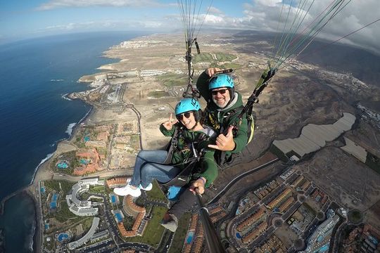 Paragliding Tandem Flight over Costa Adeje with FREE pick up!!!