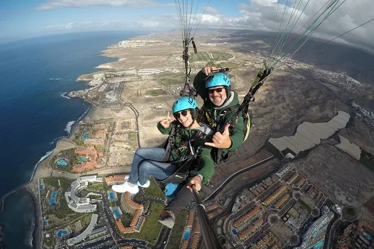 Paragliding Tandem Flight over Costa Adeje with FREE Pick-Up