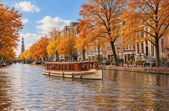 Amsterdam Luxury Canal Cruise + Unlimited Drinks and Bites Option