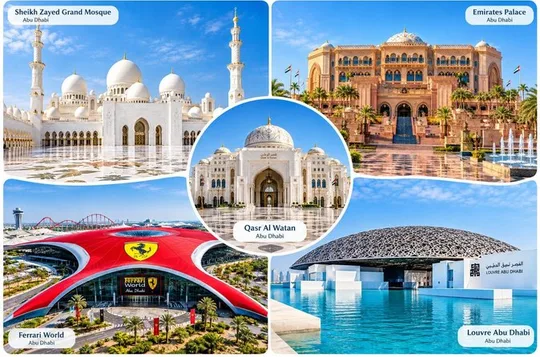 Private Tour: Abu Dhabi Full-Day City sightseeing with Transport from Dubai