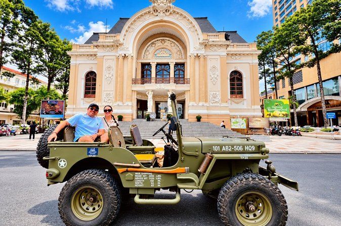 Ho Chi Minh City Private Half-Day Tour by U.S Army Jeep