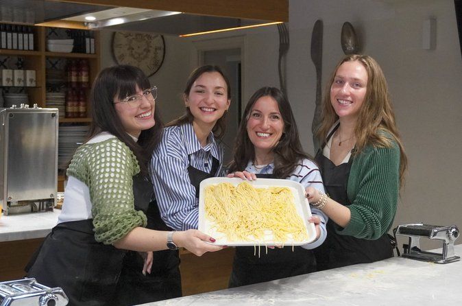 Pasta Making and Tiramisù Cooking Class in Rome