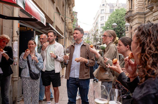 The Authentic Bilbao Pintxos, Food & Wine Tour with a Local