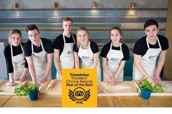 Warsaw's No 1 cooking class-Polish dumplings with liqueur tasting