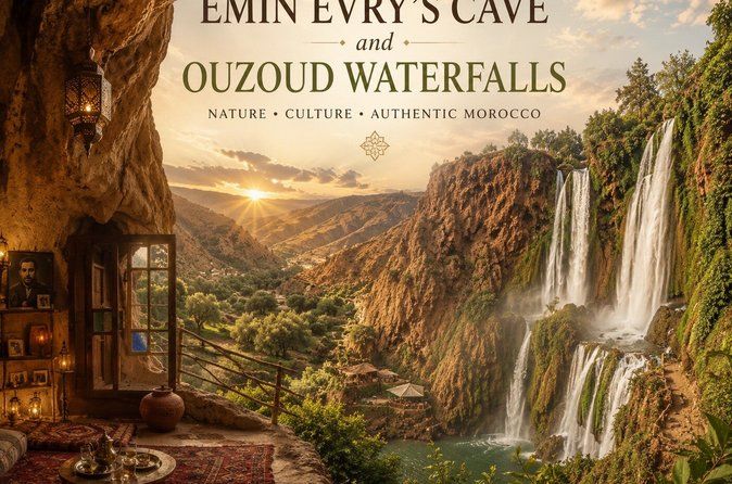Emin Evry's Cave and Ouzoud waterfalls