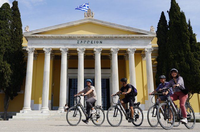 Athens Scenic Electric Bike Tour with optional Acropolis visit