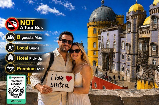 Sintra, Pena Palace, Regaleira, Cabo Roca & Cascais(Max 8 People)