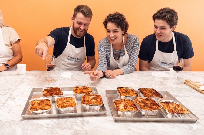 Nonna's Cooking Class & Market Tour with Wine, Lasagna & Tiramisù