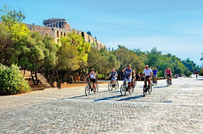 Athens Bike Tour with Regular or Electric Bike + Acropolis visit