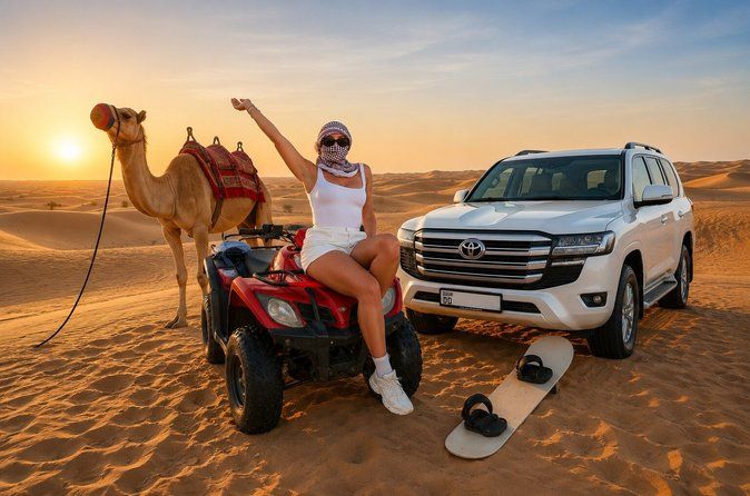 Dubai Evening Safari with Quad Bike, BBQ & Live Shows
