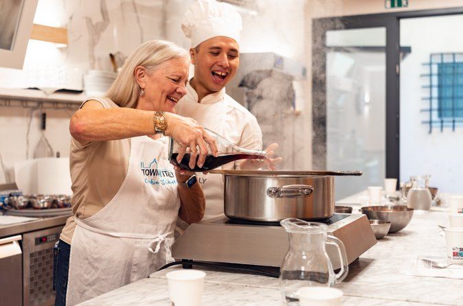 Florence Cooking Class & Market: Nonna's Lasagna, Tiramisù & Wine