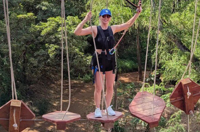 High Ropes Adventure Course at Coral Crater