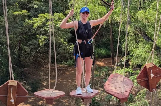 High Ropes Adventure Course at Coral Crater