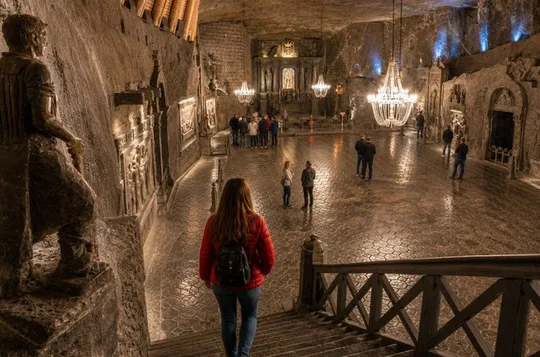 From Krakow: Wieliczka Salt Mine Guided Tour with Hotel Pick-up