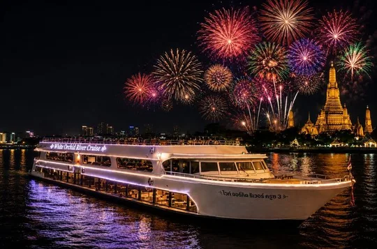The White Orchid: Chao Phraya Dinner Cruise Experience