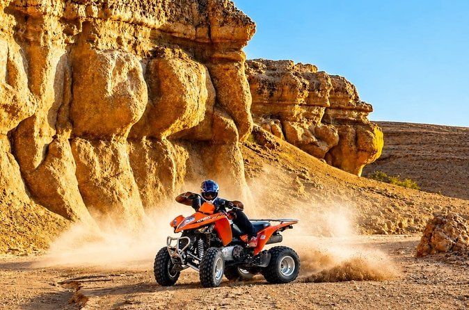 Agafay Desert: Dinner + Show with Quad Bike & Sunset Camel Ride