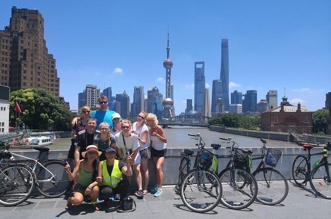 HuangPu River Ferry Boat & Highlights Bike Tour With Local Lunch