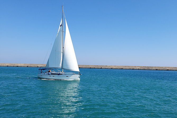 Sailing to Dia Island with lunch on Bavaria 51 Heraklion, Crete