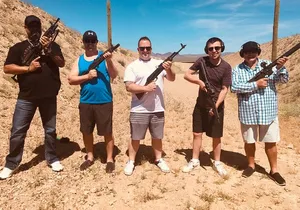 3 Gun Desert Machine Gun Shooting Adventure