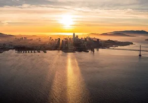 Airplane San Francisco Sunset Flight Tour