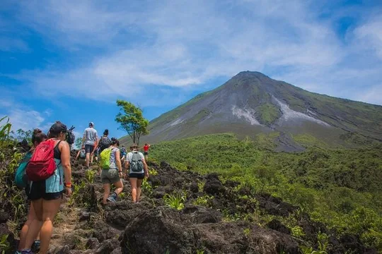 Morning Arenal Volcano Hike, Lunch & Natural Hot Springs River