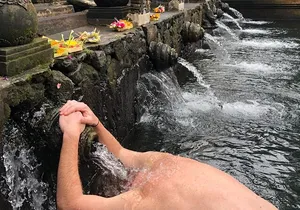 Bali Natural Hot Spring Swing And Waterfall Private Tour